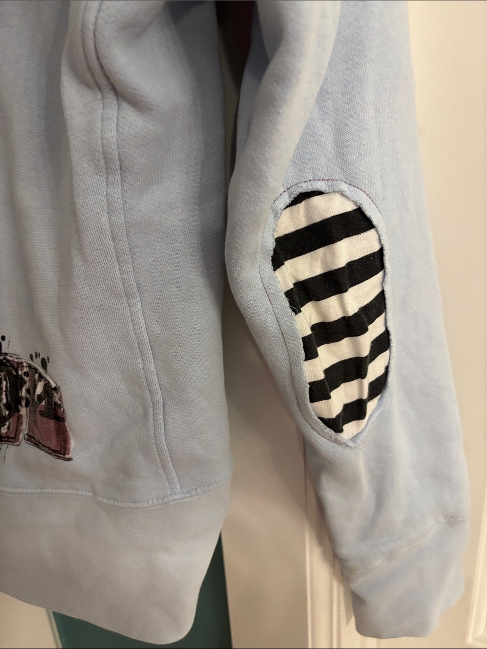 Volcom Light Blue Sherpa-Lined Zip Hoodie - Picture 6 of 10